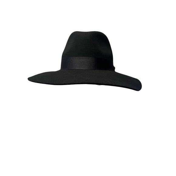 Saks Fifth Avenue 100% Wool Hat Black Color Perfect For Fall Spring Winter Derby - Picture 9 of 9